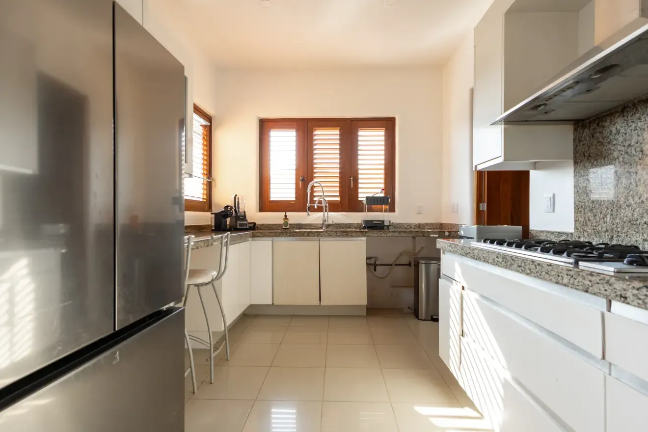 Cocina equipada de la villa